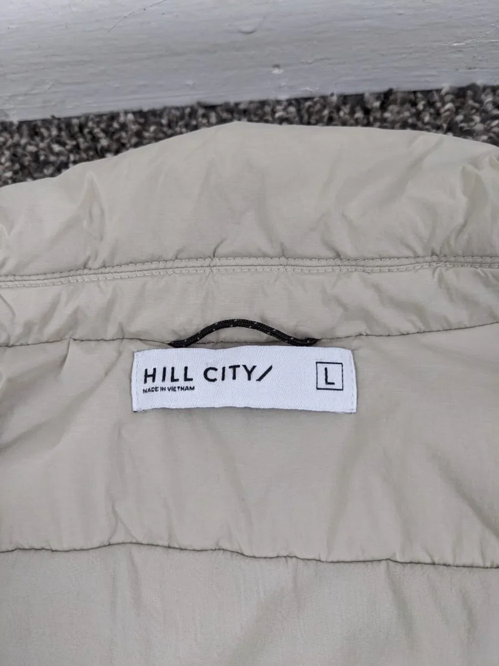 Hill City Shirt Jacket Quilted Thermal Light Water Resistant Stretch Mens Large